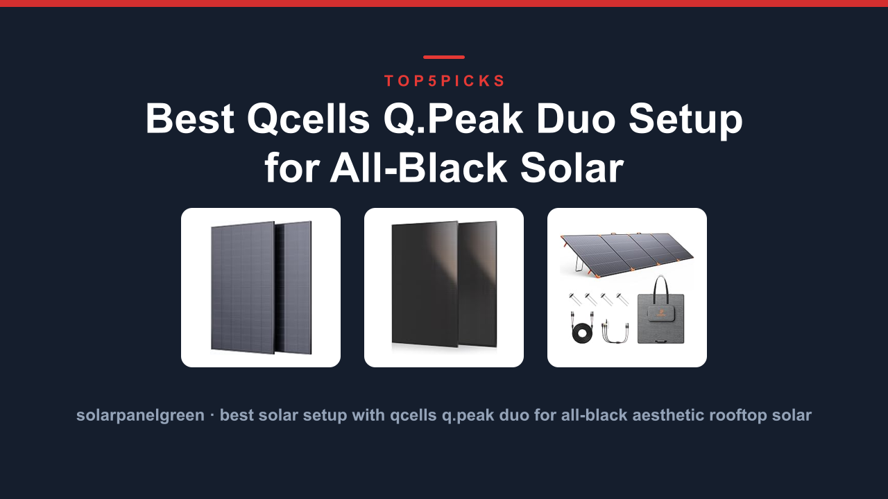 Best Qcells Q.Peak Duo Setup for All-Black Solar