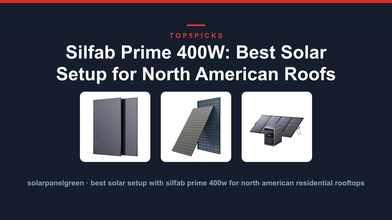 Silfab Prime 400W: Best Solar Setup for North American Roofs