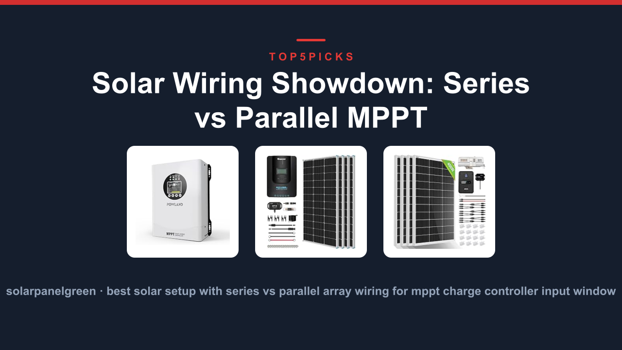 Solar Wiring Showdown: Series vs Parallel MPPT