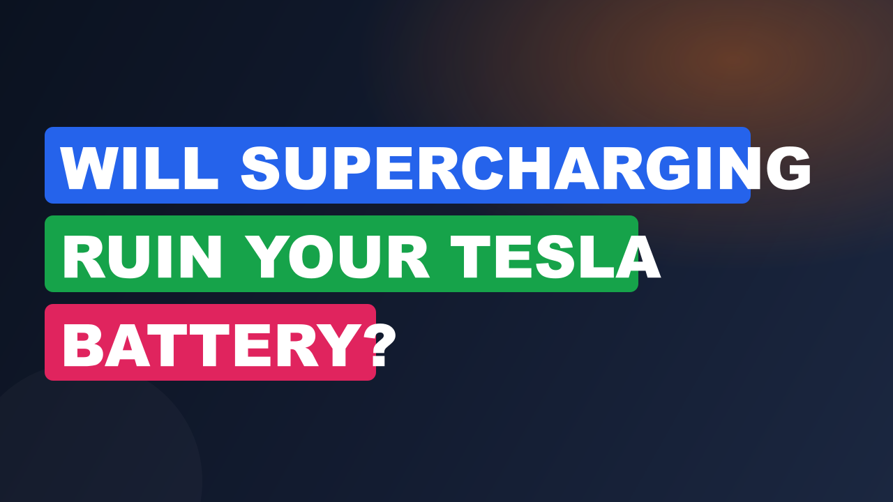 Will Supercharging Ruin Your Tesla Battery?